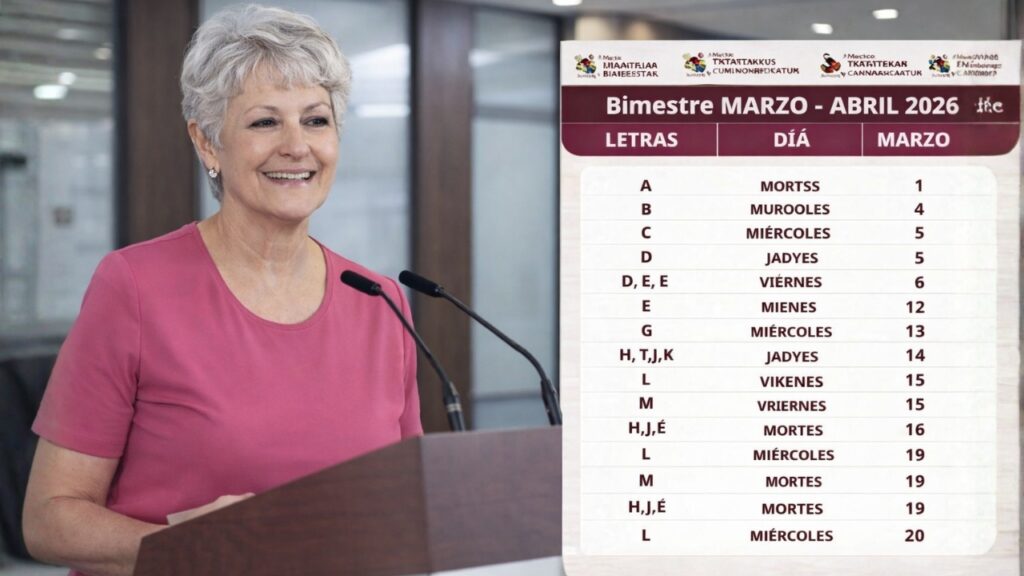 Calendario de pagos ANSES marzo–abril 2026 para jubilados y pensionados